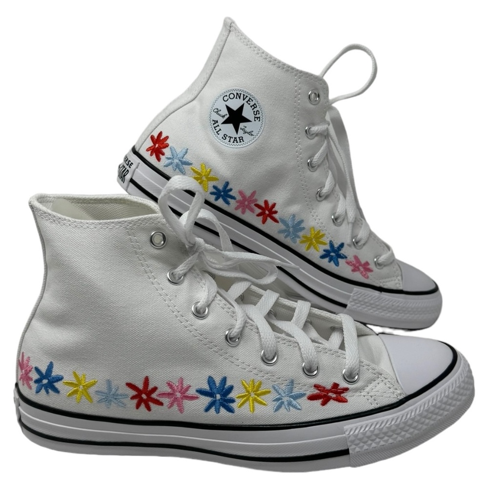 Converse Chuck Taylor High Top Sneakers Skate White Canvas Women's Kids A06311F